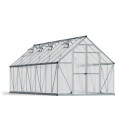 Serre de jardin en alu et polycarbonate 14,7m² Essence™ Silver – Canopia by Palram