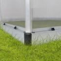 Serre de jardin en alu et polycarbonate 14,7m² Essence™ Silver – Canopia by Palram