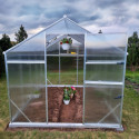 Serre de jardin 6,5m² en aluminium et polycarbonate 6mm Sanus UP! L3 – Gampre