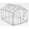Serre de jardin 6,5m² en aluminium et polycarbonate 6mm Sanus UP! L3 – Gampre