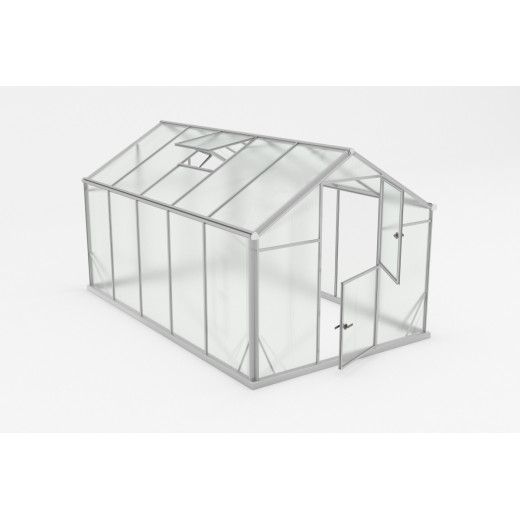 Serre de jardin 7,92m² en aluminium et polycarbonate 6mm Sanus UP! L8 – Gampre
