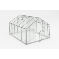 Serre de jardin 10,44m² en aluminium et polycarbonate 6mm Sanus UP! XL10 – Gampre