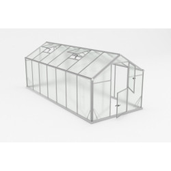 Serre de jardin 11m² en aluminium et polycarbonate 6mm Sanus UP! L11 – Gampre
