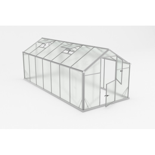 Serre de jardin 11m² en aluminium et polycarbonate 6mm Sanus UP! L11 – Gampre