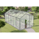 Serre de jardin 9,8m² en aluminium et polycarbonate 6mm Sanus UP! L10 – Gampre