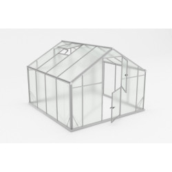 Serre de jardin 8,41m² en aluminium et polycarbonate 6mm Sanus UP! XL9 – Gampre