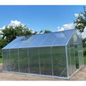 Serre de jardin 12,5m² en aluminium et polycarbonate 6mm Sanus UP! XL12 – Gampre