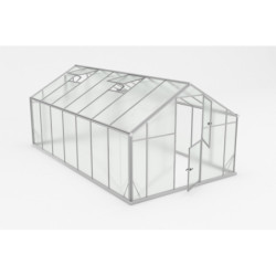 Serre de jardin 14,5m² en aluminium et polycarbonate 6mm Sanus UP! XL15 – Gampre	