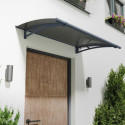 Auvent marquise gris AQUILA™ 1500 – Canopia by Palram