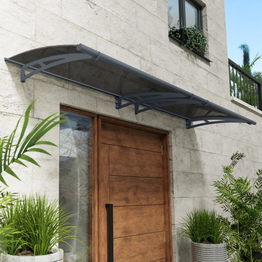 Auvent marquise gris AQUILA™ 3000 - Canopia by Palram