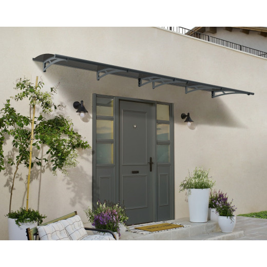 Auvent marquise gris AQUILA™ 4100 - Canopia by Palram