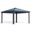 Tonnelle de jardin en alu et polycarbonate 422x422cm Dallas – Canopia by Palram