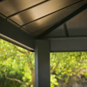 Tonnelle de jardin en alu et polycarbonate 422x484cm Dallas – Canopia by Palram
