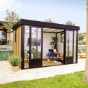Bureau de jardin en aluminium et bois composite 10,1m² - isolation triple paroi Copenhagen – Canopia by Palram