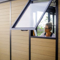 Bureau de jardin en aluminium et bois composite 10,1m² - isolation triple paroi Copenhagen – Canopia by Palram