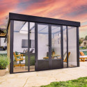 Bureau de jardin en aluminium et bois composite 10,1m² - isolation triple paroi Copenhagen – Canopia by Palram