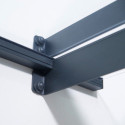 Auvent marquise en acrylique gris clair NANCY™ 3000 – Canopia by Palram