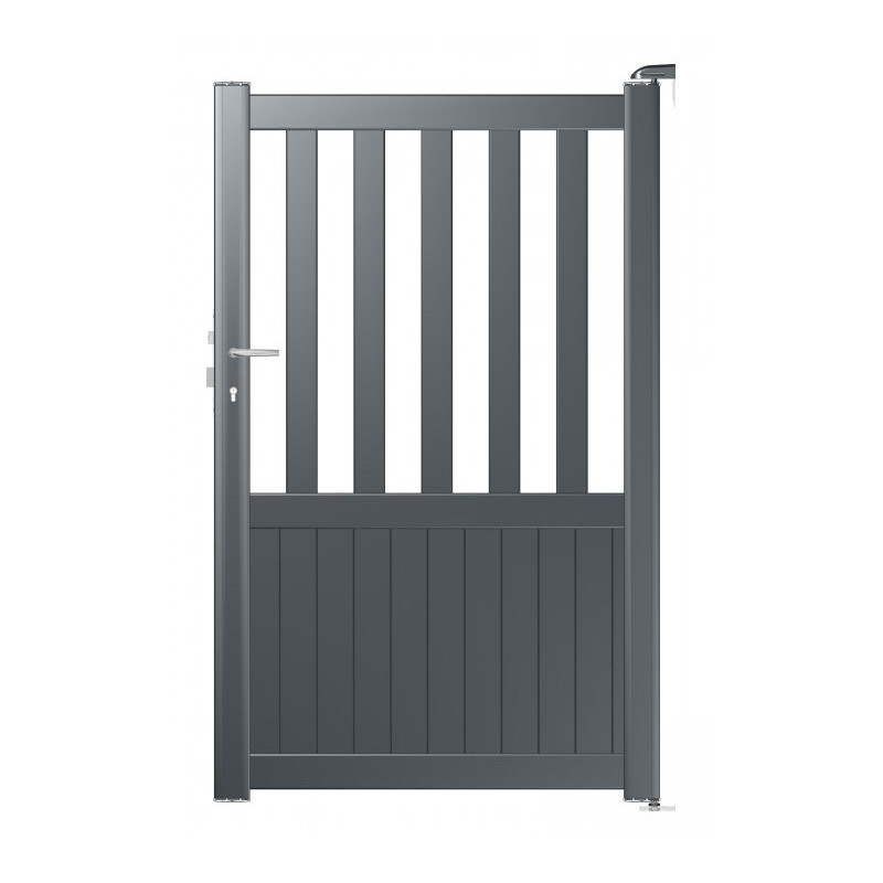 Portillon battant semi-ajouré en aluminium 100x140cm SCAPA - 2 coloris au choix - ROY