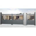 Portillon battant semi-ajouré en aluminium 100x140cm SCAPA - 2 coloris au choix - ROY