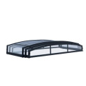 Abri de piscine télescopique MAJORCA 6x4m en aluminium et polycarbonate – Canopia byPalram