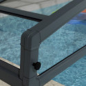 Abri de piscine télescopique MAJORCA 6x4m en aluminium et polycarbonate – Canopia byPalram
