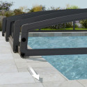Abri de piscine télescopique MAJORCA 6x4m en aluminium et polycarbonate – Canopia byPalram