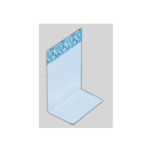Liner bleu pâle - H.128cm - pour piscine béton rectangulaire NATURALIS 1