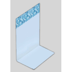 Liner de rechange bleu pâle - H.140cm - pour piscine béton rectangulaire NATURALIS 3