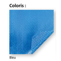 Bâche à bulles été - 400 µ - couleur bleue – pour piscine AGON – Just'aposé