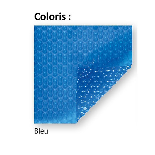 Bâche à bulles été – 500 µ – couleur bleue – New Energy pour piscine MILLY – Just'aposé