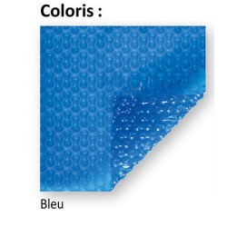 Bâche à bulles été – 500 µ – couleur bleue – New Energy pour piscine GRANVILLE – Just'aposé