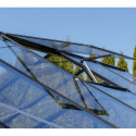 Serre de jardin 7,92m² en aluminium noir et verre trempé Sanus L8 - Gampre