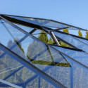 Serre de jardin 7,92m² en aluminium noir et verre trempé Sanus L8 - Gampre
