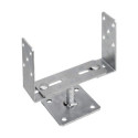 Support surélevé pour pergolas en bois lamellé-collé avec poteaux entre 70mm et 140mm - Maderland