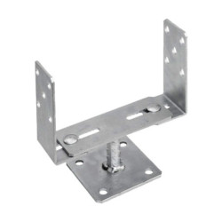 Support surélevé pour pergolas en bois lamellé-collé avec poteaux entre 70mm et 140mm - Maderland