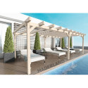 Pergola en bois lamellé-collé 600x500cm Marseille – Maderland