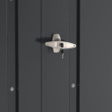 Abri à vélos en acier anthracite monopente 2,05m² + kit d'ancrage - DURAMAX