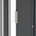 Abri à vélos en acier anthracite monopente 2,05m² + kit d'ancrage - DURAMAX