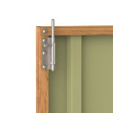 Abri à vélos en acier imitation bois monopente 2,05m² + kit d'ancrage - DURAMAX