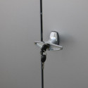 Abri de jardin en aluminium gris avec puits de lumière 4,33m² + kit fondation - DURAMAX