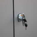 Abri de jardin en aluminium gris avec puits de lumière 4,33m² + kit fondation - DURAMAX