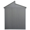 Abri de jardin en aluminium gris avec puits de lumière 4,33m² + kit fondation - DURAMAX