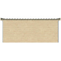 Garage Kasuko 17,39m² en bois massif 28mm + 2 portes et fenêtre – Gardenas