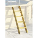 Piscine rectangulaire en bois 44mm Größe 2 avec deux terrasses - Karibu