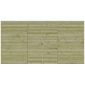 Abri Qube 12,6m² en bois traité autoclave 27mm avec porte double battante + fenêtre – Gardenas
