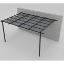 Pergola adossée en aluminium LIBROS - Essency