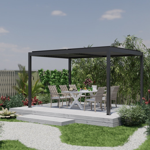 Pergola bioclimatique en aluminium TORINAS - Essency