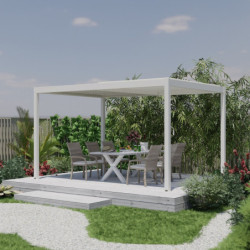 Pergola bioclimatique en aluminium TORINAS - Essency