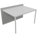 Pergola adossée bioclimatique en aluminium TORINAS - Essency