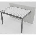 Pergola adossée bioclimatique en aluminium SEYCHELLE - Essency